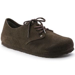 Birkenstock Women's Maine Mocha Suede Leather size 37 lace up shoes